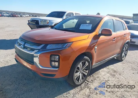 2020 Mitsubishi Outlander Sport 2.0 Es из США, поврежденный, VIN JA4AP3AU6LU005035